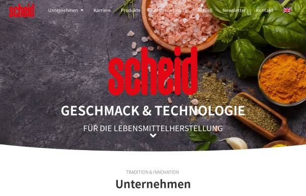 Vorschau von www.scheid-gewuerze.de, Scheid AG & Co. KG