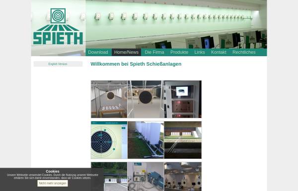 Vorschau von www.spieth.com, Ernst K. Spieth Produktions- und Vertriebs GmbH & Co. KG
