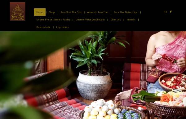Vorschau von www.tara-thai.de, Tara Thai - Massage und Spa