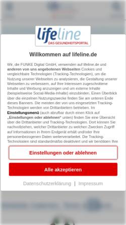 Vorschau der mobilen Webseite www.qualimedic.de, Zöliakie
