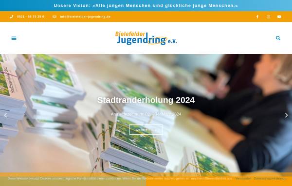 Vorschau von www.bielefelder-jugendring.de, Bielefelder Jugendring e.V.