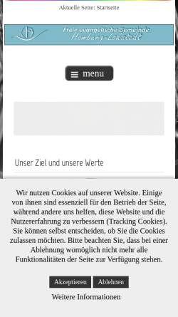 Vorschau der mobilen Webseite hamburg-lokstedt.feg.de, FeG Hamburg-Lokstedt