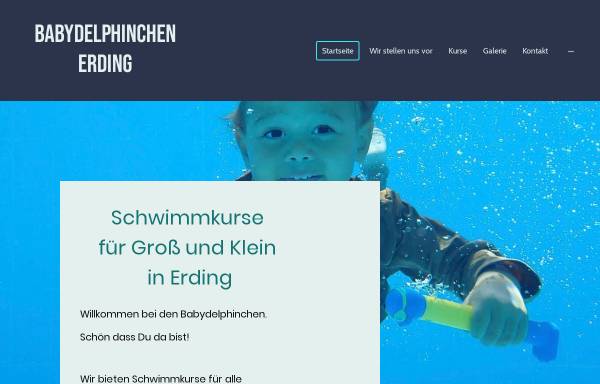 Vorschau von www.babyschwimmen-erding.de, Babyschwimmen