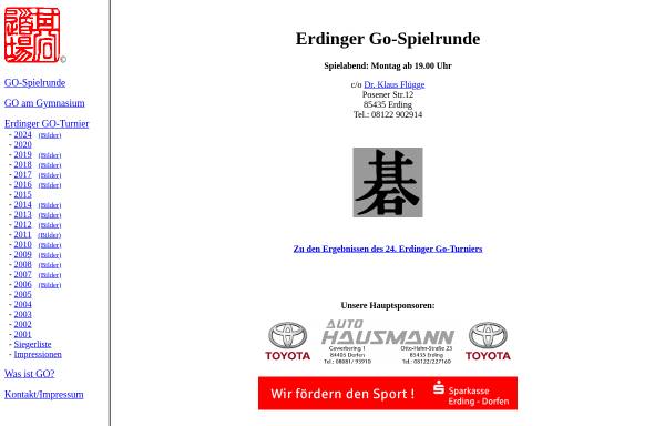 Vorschau von www.go-erding.de, Erdinger Go-Spielrunde