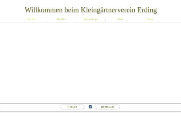 Vorschau von www.kleingaertnerverein-erding.de, Kleingärtnerverein Erding e.V.