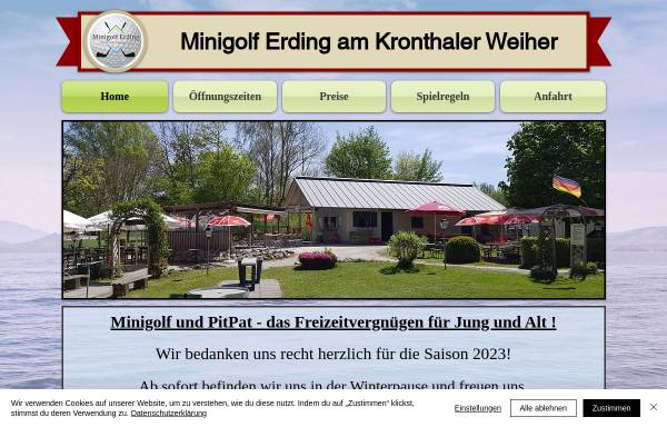 Vorschau von www.minigolferding.de, Minigolf