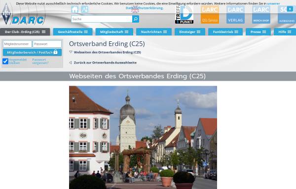 Vorschau von www.darc.de, Ortsverband Erding des DARC e.V.