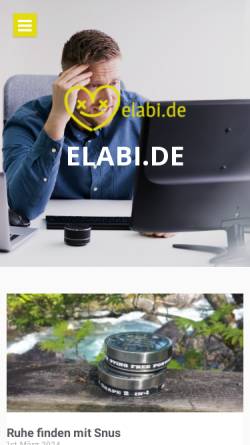 Vorschau der mobilen Webseite www.elabi.de, Elke Labinsky