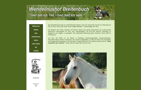 Vorschau von wendelinushof-breitenbuch.de, Wendelinushof Breitenbuch