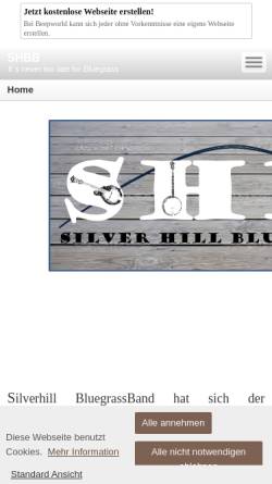 Vorschau der mobilen Webseite www.beepworld.de, SHBB die Silverhill Bluegrassband aus Calau
