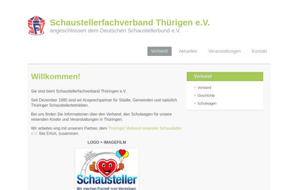 Vorschau von www.schausteller-fachverband.de, Schaustellerfachverband Thüringen e.V.