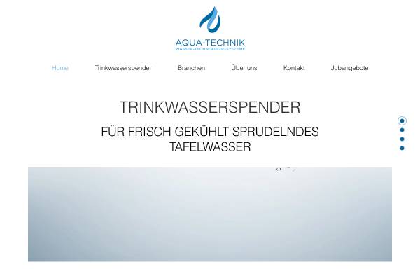Vorschau von www.aqua-tec.de, Aqua-Tec Tafelwasser GmbH