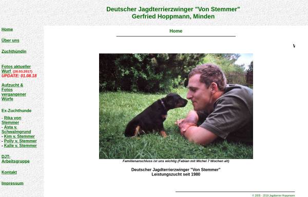 Vorschau von www.jagdterrier-hoppmann.de, Von Stemmer