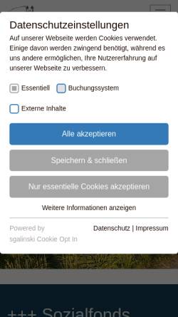 Vorschau der mobilen Webseite www.benediktbeuern.de, Gemeinde Benediktbeuern
