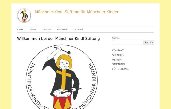 Vorschau von www.muenchner-kindl-stiftung.de, Münchner-Kindl-Stiftung für Münchner Kinder
