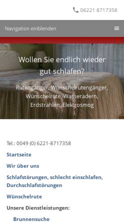 Vorschau der mobilen Webseite www.aktueller-rutengaenger.de, Rüter, Bernd