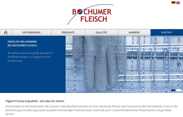 Vorschau von www.bochumer-fleisch.de, Bochumer Fleischhandel GmbH & Co KG