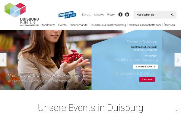 Vorschau von www.duisburgkontor.de, Frische Kontor Duisburg GmbH