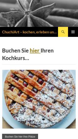 Vorschau der mobilen Webseite www.chuchiart.ch, ChuchiArt