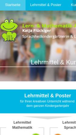 Vorschau der mobilen Webseite www.lerntherapie-zh.ch, Praxis für Lerntherapie