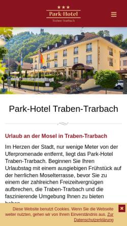 Vorschau der mobilen Webseite www.parkhotel-traben-trarbach.de, Park Hotel
