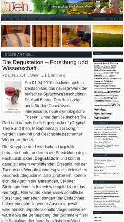 Vorschau der mobilen Webseite www.deutscherwein.de, Deutscher Wein.de