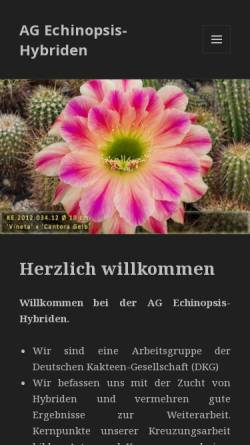 Vorschau der mobilen Webseite www.ag-eh.com, AG Echinopsis-Hybriden