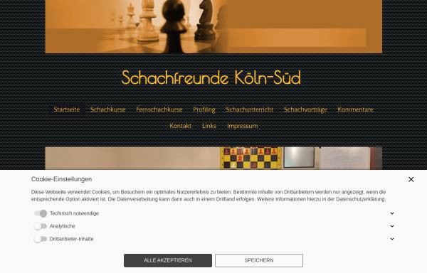 Vorschau von www.schachfreunde-koeln-sued.de, Schachfreunde Köln-Süd