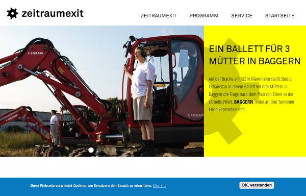 Vorschau von www.zeitraumexit.de, zeitraum_ex!t Büro für Kunst e.V