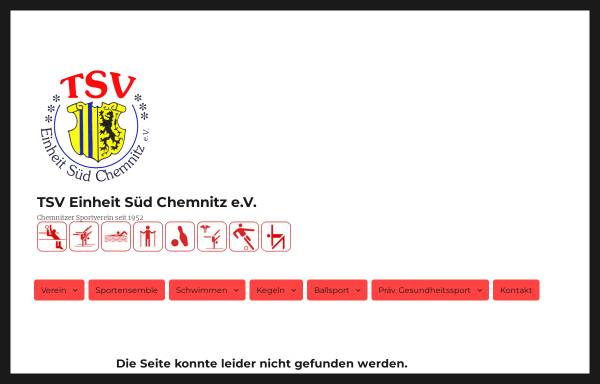 TSV Einheit Chemnitz Süd e.V. - Schwimmabteilung