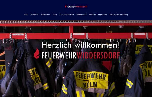 Vorschau von feuerwehr-widdersdorf.de, Freiwillige Feuerwehr Köln, Löschgruppe Widdersdorf