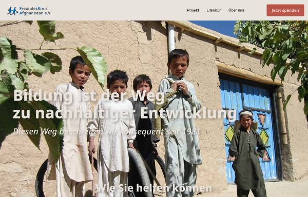 Vorschau von www.fk-afghanistan.de, Freundeskreis Afghanistan e. V.