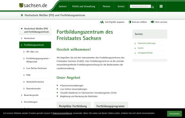 Vorschau von www.avs.sachsen.de, Akademie für öffentliche Verwaltung des Freistaates Sachsen
