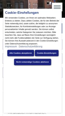 Vorschau der mobilen Webseite www.amt-rantzau.de, Amt Rantzau
