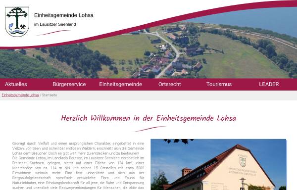 Vorschau von www.lohsa.de, Gemeinde Lohsa