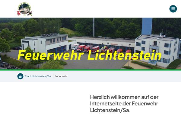 Vorschau von www.feuerwehr-lichtenstein.de, Feuerwehr Lichtenstein