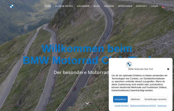 Vorschau von www.bmw-club-tirol.at, BMW Motorradclub Tirol
