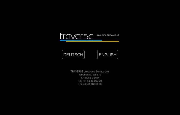 Vorschau von www.traverse.ch, Traverse Limousine Service Ltd.