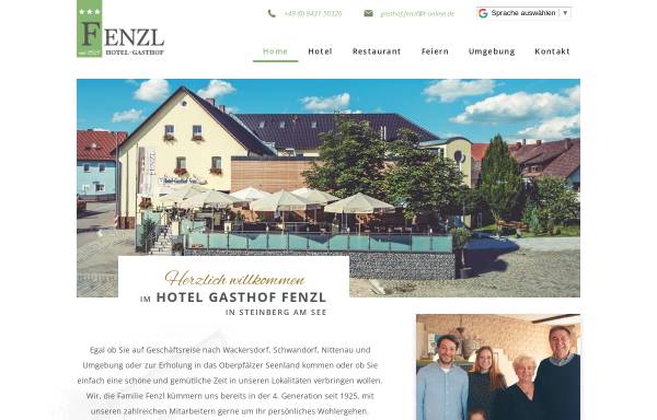 Vorschau von www.hotelgasthof-fenzl.de, Hotel-Gasthof Fenzl