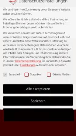Vorschau der mobilen Webseite drehwerk-1719.de, Drehwerk 17|19
