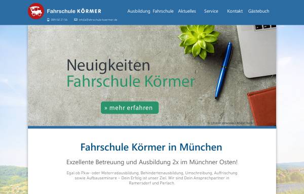 Vorschau von fahrschule-koermer.de, Fahrschule Körmer