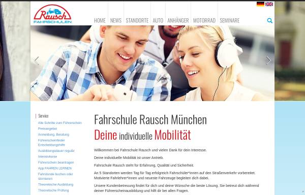 Vorschau von www.fahrschule-rausch.de, Fahrschule Rausch