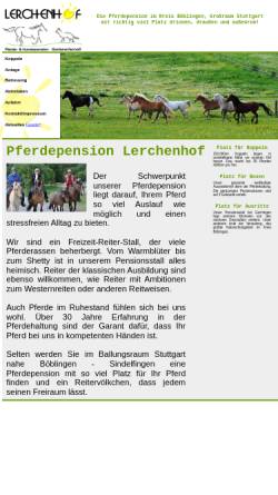 Vorschau der mobilen Webseite www.lerchenhof.info, Pferdepension Lerchenhof