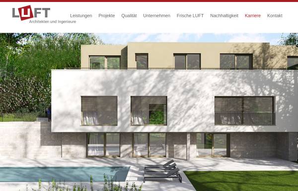 Vorschau von www.architekt-luft.de, Luft & Partner - Freie Architekten