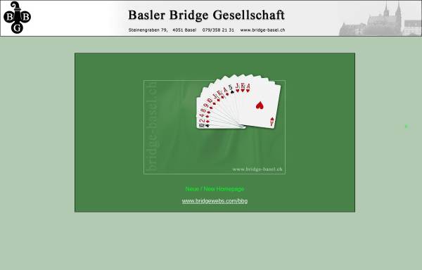 Vorschau von www.bridge-basel.ch, Basler Bridge Gesellschaft