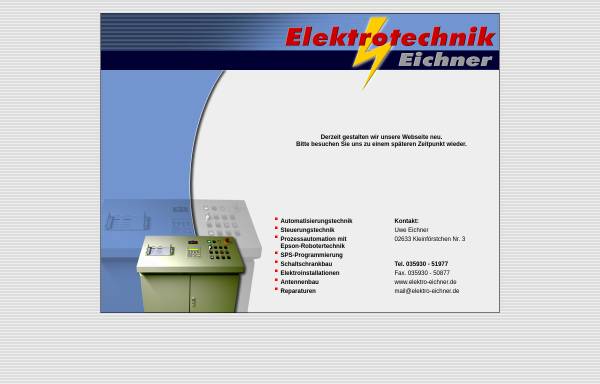 Vorschau von www.elektro-eichner.de, Elektrotechnik Eichner