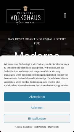 Vorschau der mobilen Webseite volkshaus-gommern.de, Volkshaus Gommern