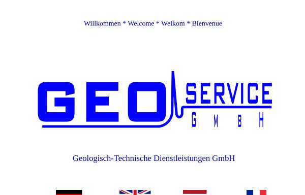 Vorschau von www.geoservice.de, GeoService, Geologisch-Technische Dienstleistungen GmbH