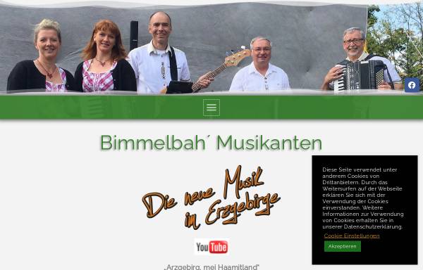 Vorschau von bimmelbah.de, Erzgebirgsgruppe Bimmelbah´