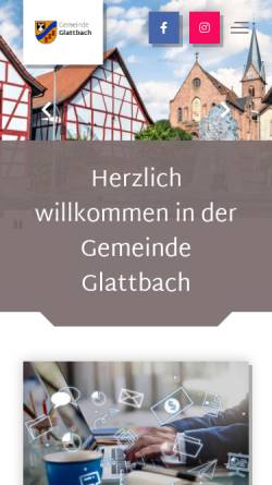 Vorschau der mobilen Webseite www.glattbach.de, Glattbach